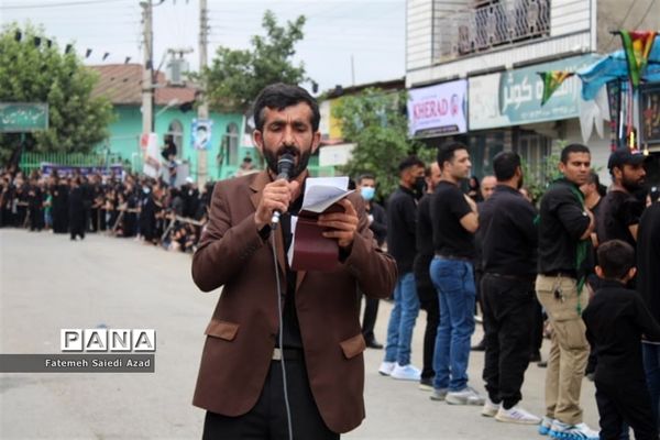 مراسم باشکوه تاسوعا حسینی در اسرم و جامخانه