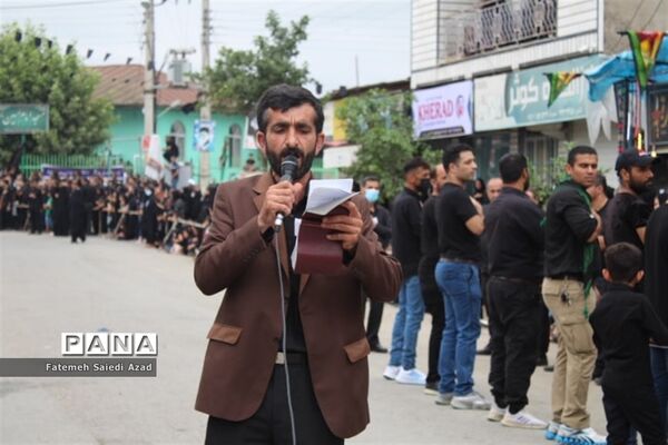 مراسم باشکوه تاسوعا حسینی در اسرم و جامخانه