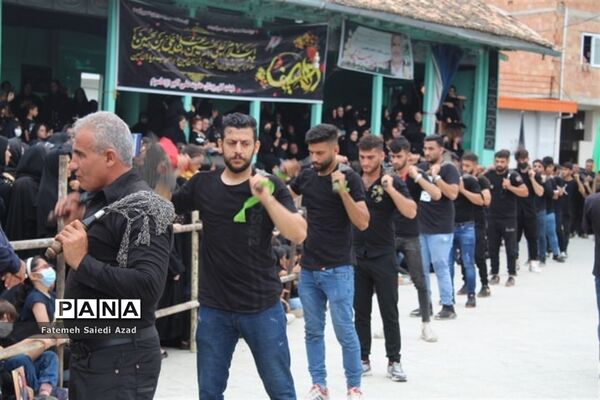 مراسم باشکوه تاسوعا حسینی در اسرم و جامخانه