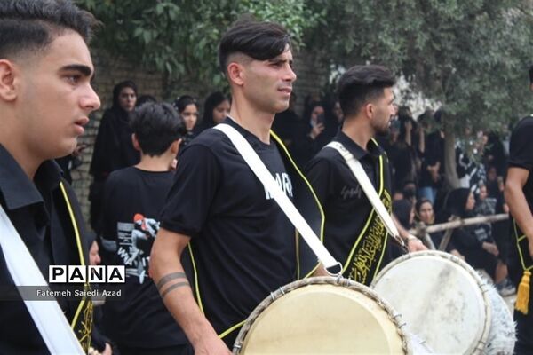 مراسم باشکوه تاسوعا حسینی در اسرم و جامخانه