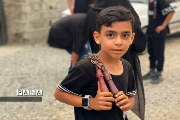 مراسم عزاداری روز تاسوعا در روستای حلمسر میاندورود