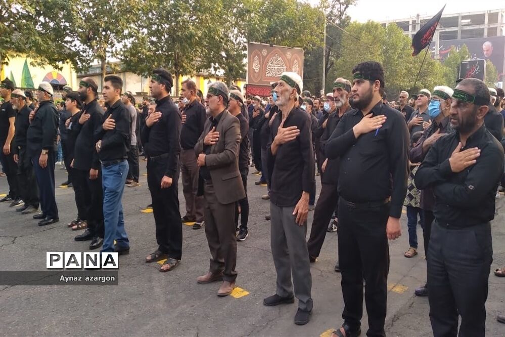 عزاداری پرشور تاسوعای حسینی در قائمشهر