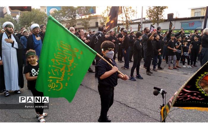 مراسم سوگواری تاسوعای حسینی در قائمشهر