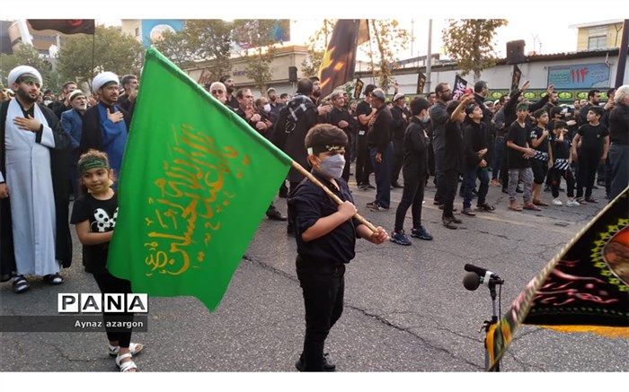 مراسم سوگواری تاسوعای حسینی در قائمشهر