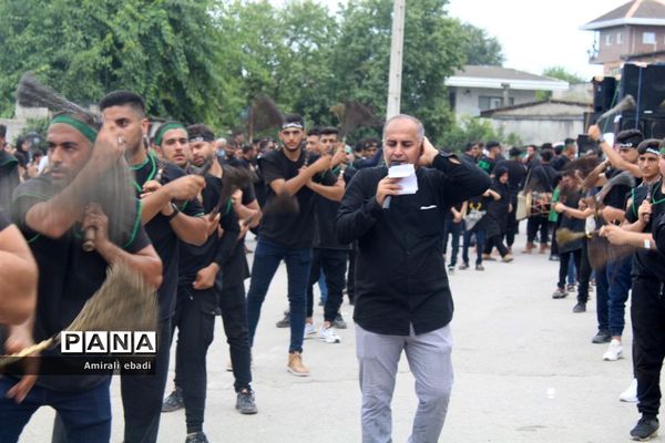 مراسم تاسوعای حسینی در بادله میاندورود