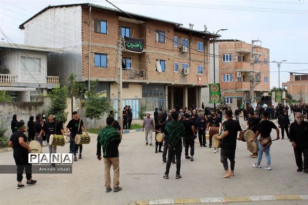 مراسم تاسوعای حسینی در بادله میاندورود