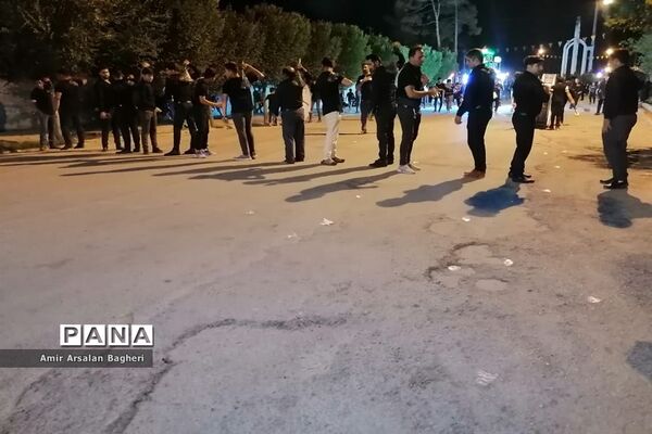 مراسم عزاداری شب عاشورا در شهرستان خرامه