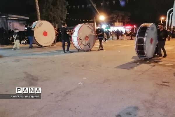 مراسم عزاداری شب عاشورا در شهرستان خرامه