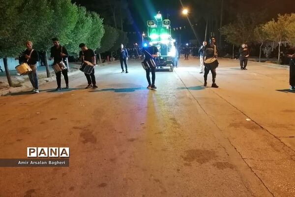 مراسم عزاداری شب عاشورا در شهرستان خرامه