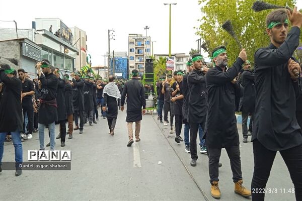 عزاداری عاشورای حسینی در شهرستان نور