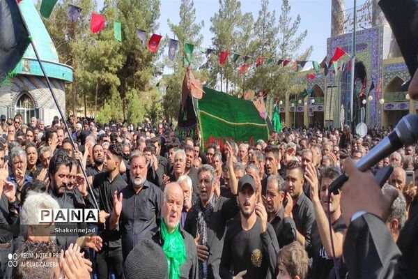 آیین نخل گردانی در شهر بادرود