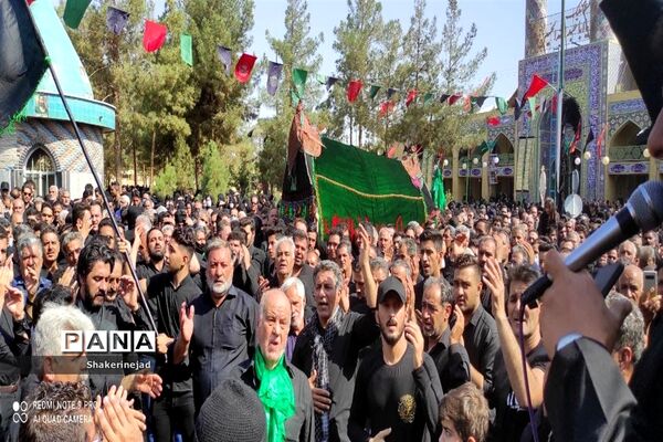 آیین نخل گردانی در شهر بادرود