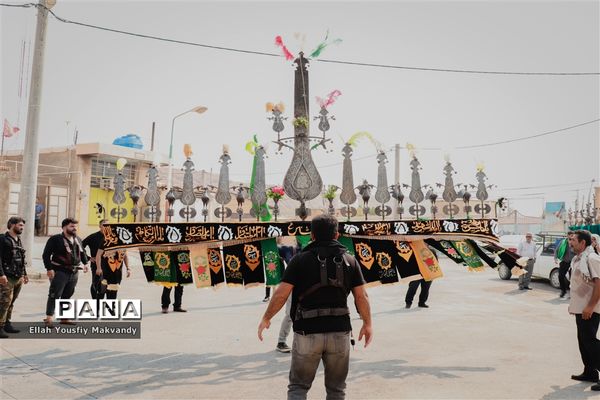 آیین عاشورای حسینی در شهرستان امیدیه