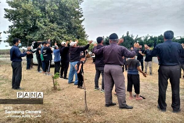 عزاداری عاشورا حسینی در روستای دلمرز