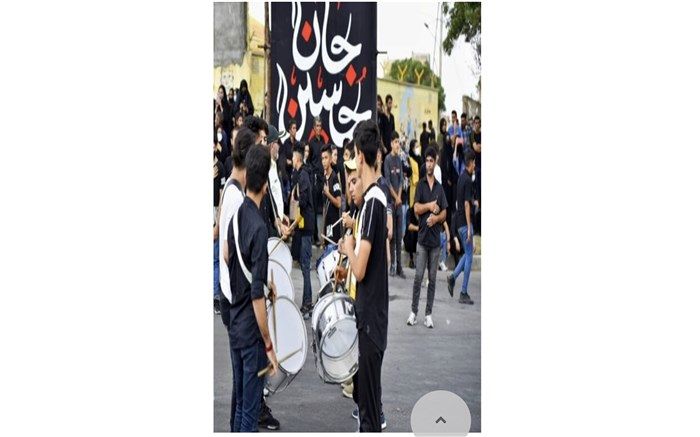 سوگواران حسینی اشک ماتم ریختند