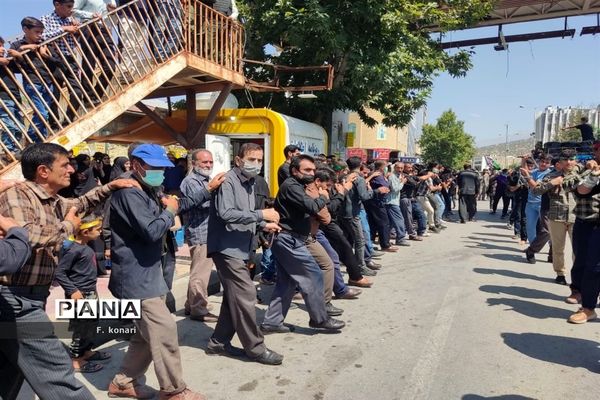 مراسم روز عاشورا در شهر یاسوج