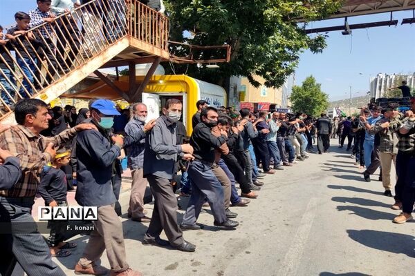 مراسم روز عاشورا در شهر یاسوج