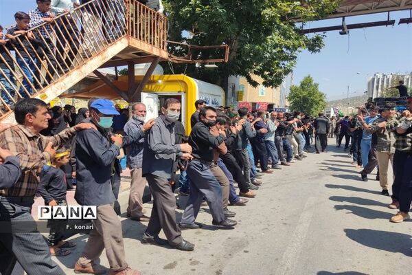 مراسم روز عاشورا در شهر یاسوج