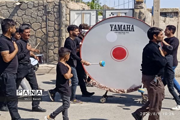 برگزاری مراسم سوگواری عاشورای حسینی در شهرستان کندر