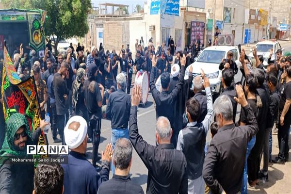 مراسم عاشورا در میدان شهدا و مسجد جامع امام حسین (ع) چابهار