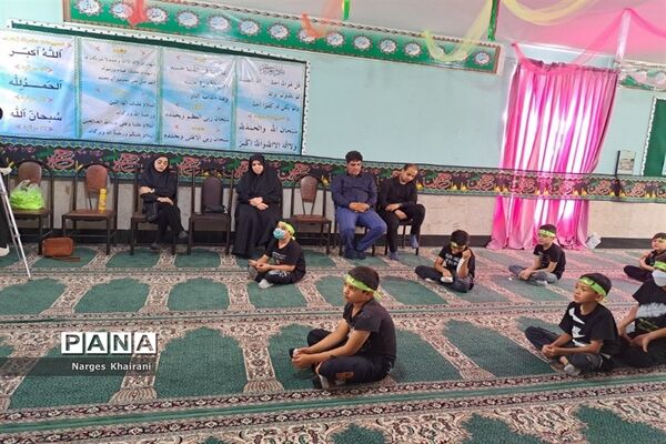 برگزاری مراسم عزاداری و هیات دانش‌آموزی مدرسه قائم شهرستان رباط‌کریم