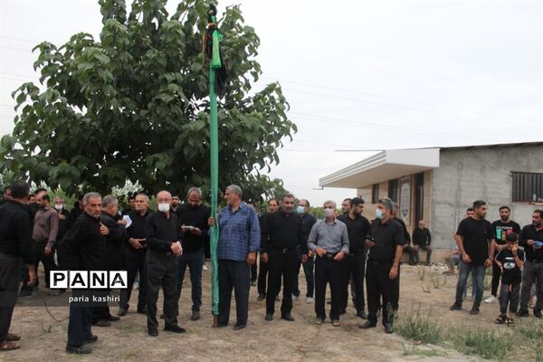 مراسم شام غریبان امام حسین در روستای چمان