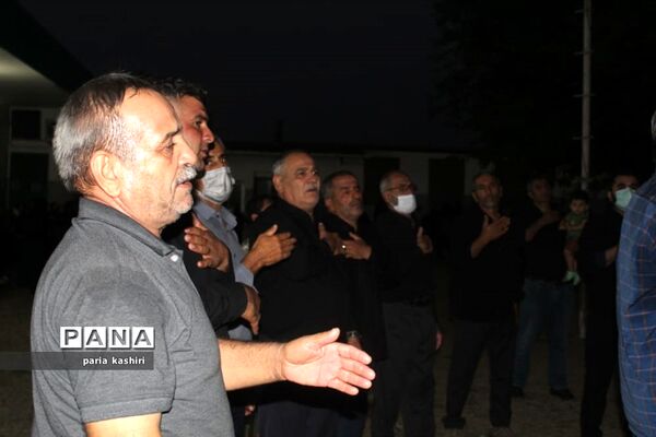 مراسم شام غریبان امام حسین در روستای چمان