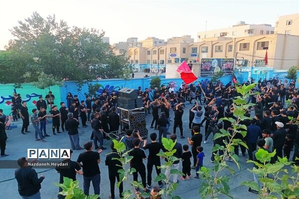 مراسم عزاداری عاشورای حسینی در شهرستان بهارستان