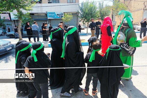 مراسم عزاداری عاشورای حسینی در شهرستان بهارستان