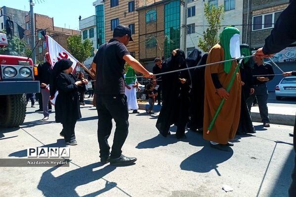مراسم عزاداری عاشورای حسینی در شهرستان بهارستان