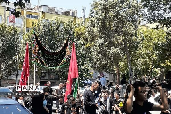دسته‌عزاداری امام حسین (ع) در روز عاشورا در شهرری