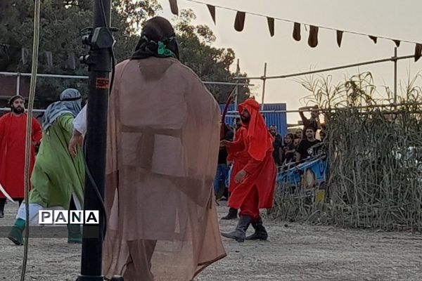 عزاداری شب عاشورا در سطح شهرستان قدس همراه با تعزیه‌خوانی