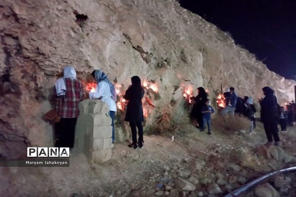 آیین شام غریبان شهیدان کربلا در امامزاده مختار (ع)  یاسوج