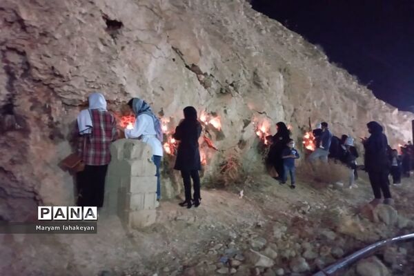 آیین شام غریبان شهیدان کربلا در امامزاده مختار (ع)  یاسوج