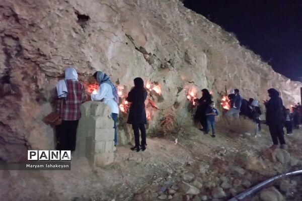 آیین شام غریبان شهیدان کربلا در امامزاده مختار (ع)  یاسوج
