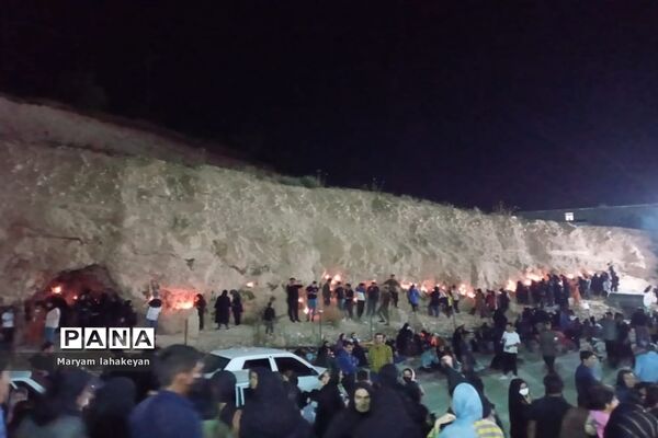 آیین شام غریبان شهیدان کربلا در امامزاده مختار (ع)  یاسوج