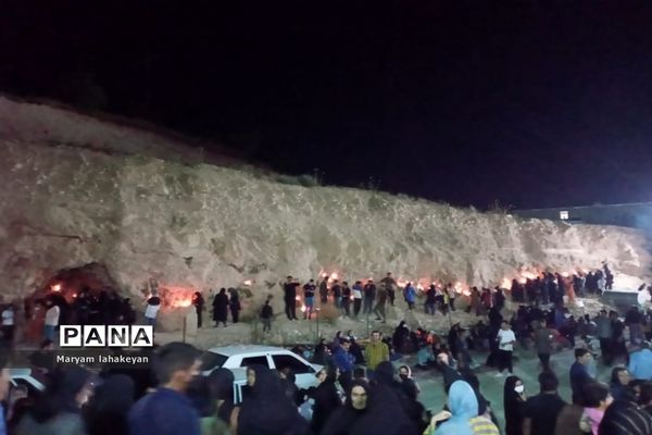 آیین شام غریبان شهیدان کربلا در امامزاده مختار (ع)  یاسوج