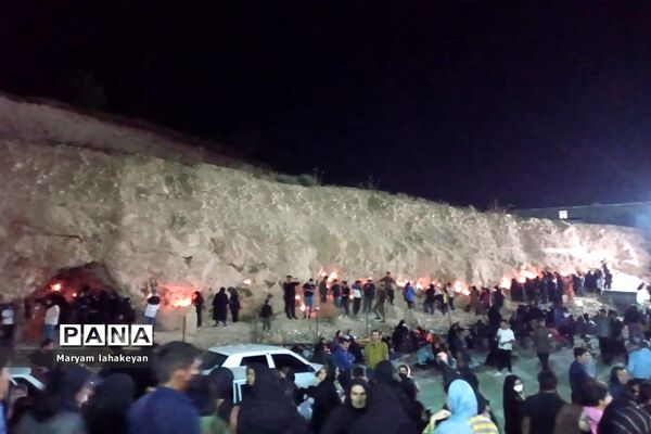 آیین شام غریبان شهیدان کربلا در امامزاده مختار (ع)  یاسوج