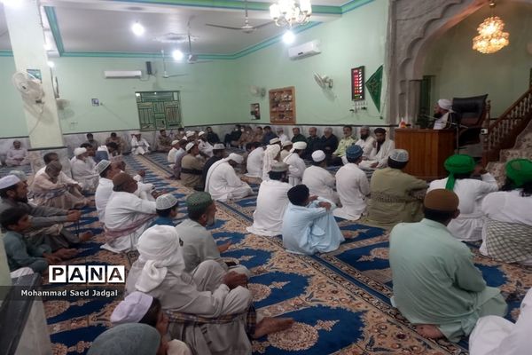 سوگواری اهل سنت چابهار در عزای سید الشهدا(ع)