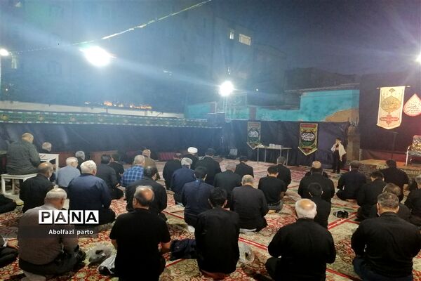 مراسم شام غریبان اباعبدالله الحسین در مشهد مقدس