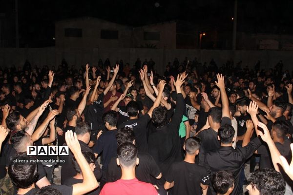 مراسم شام غریبان امام حسین در گلوگاه