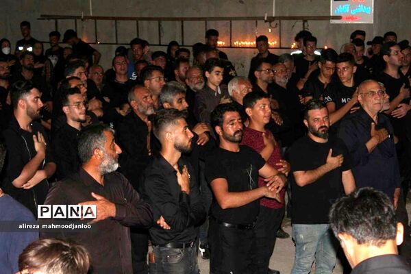 مراسم شام غریبان امام حسین در گلوگاه