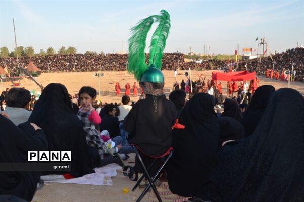 برگزاری آیین سقایی، سقاخوانی و کُتَل کودکان در روز عاشورا در نوش آباد