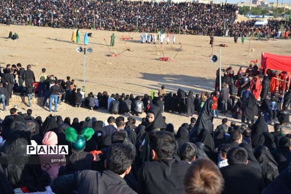 برگزاری آیین سقایی، سقاخوانی و کُتَل کودکان در روز عاشورا در نوش آباد