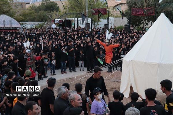 آیین خیمه‌سوزان و شام غریبان درآباده