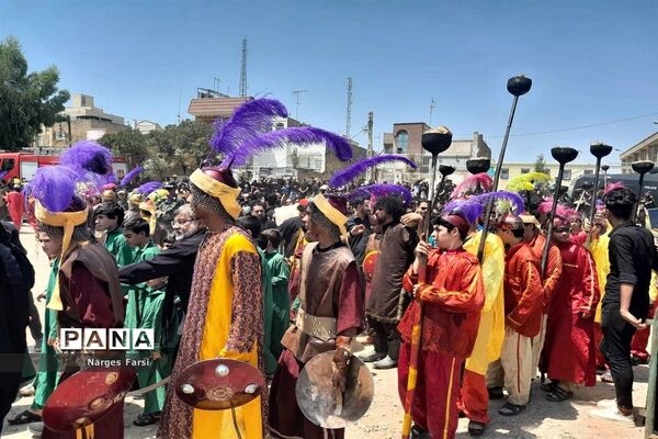 آئین تعزیه‌خوانی و آتش‌زدن خیمه‌ها در قم