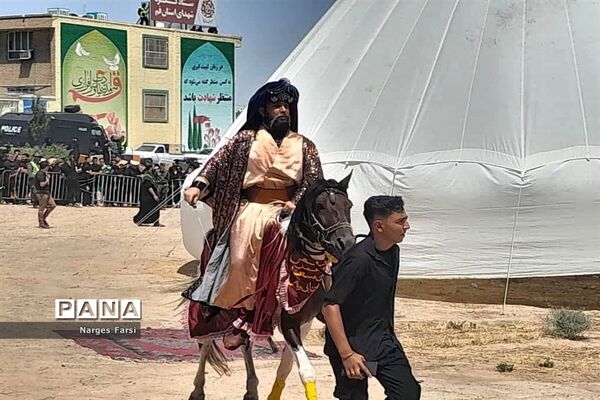 آئین تعزیه‌خوانی و آتش‌زدن خیمه‌ها در قم