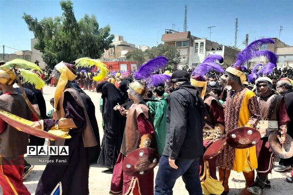 آئین تعزیه‌خوانی و آتش‌زدن خیمه‌ها در قم