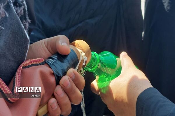 مراسم ظهر عاشورا در حسینیه شهر بافران