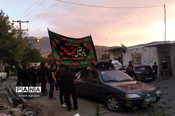 عزاداری مردم روستای بیدهند قم در ایام محرم